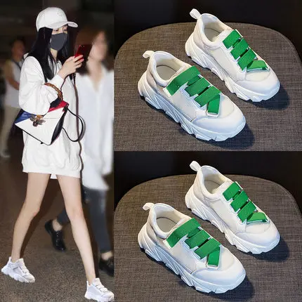 Новая весенняя женская обувь летние модели белые туфли в старом стиле спортивная