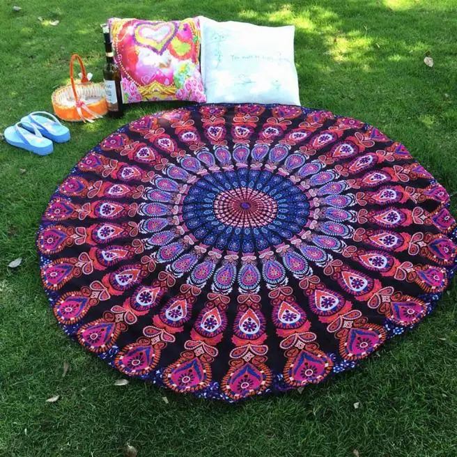 Большой 1 шт. пляжное полотенце Boho Летний купальник для купания накидка солнечных