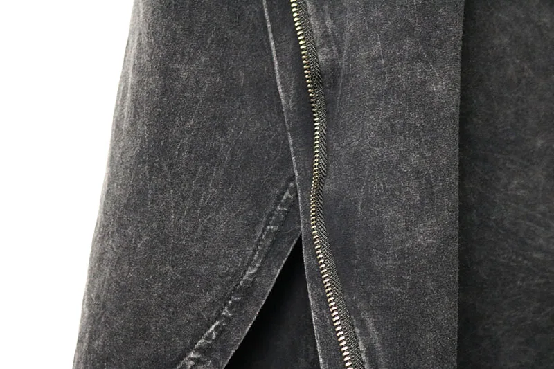 2017 летом Новая Мода Молния украшение Женщины Плюс Размер асимметричные подолы