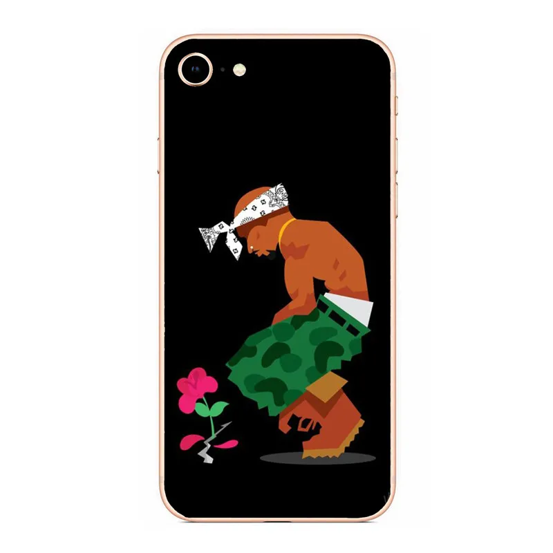 2Pac Tupac Amaru Shakur Makaveli чехол для iPhone 8 XS Max 7 6 6splus X 5S SE Мягкий силиконовый