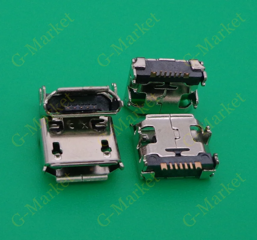1000 шт./лот для разъема Micro USB зарядки телефона Samsung 7562 I9130 i9250/E329/S5360/GB70 |