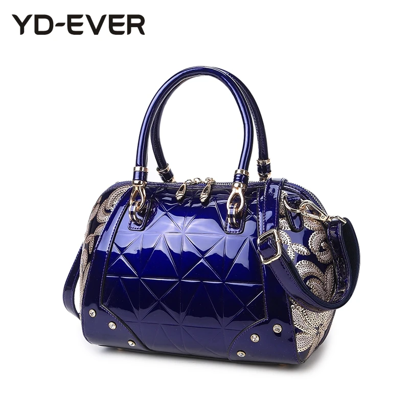 Новая женская сумка из лакированной кожи брендовая на плечо роскошная модная