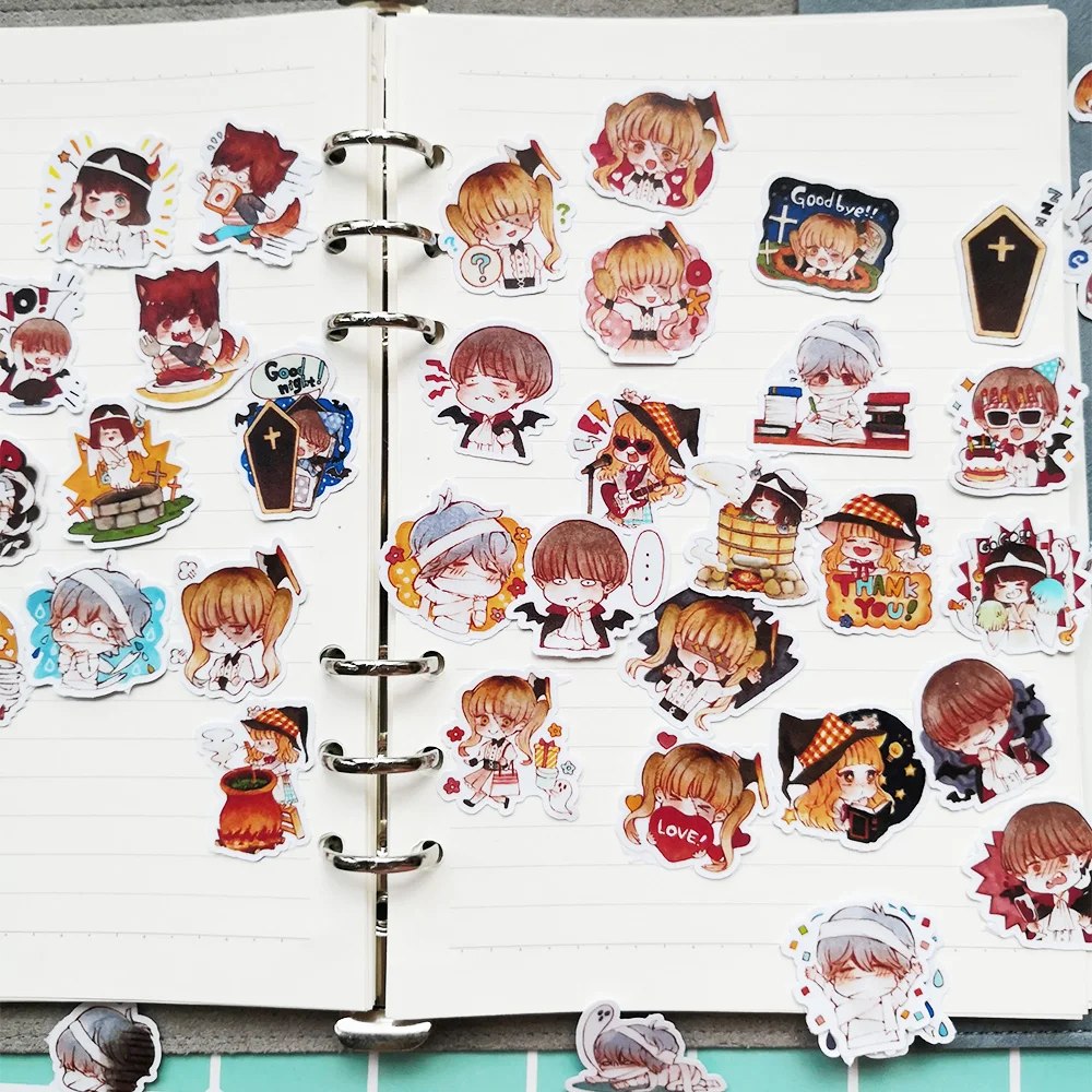 Наклейки водостойкие из ПВХ для ноутбука скейтборда 20/40 шт. | Канцтовары офиса и