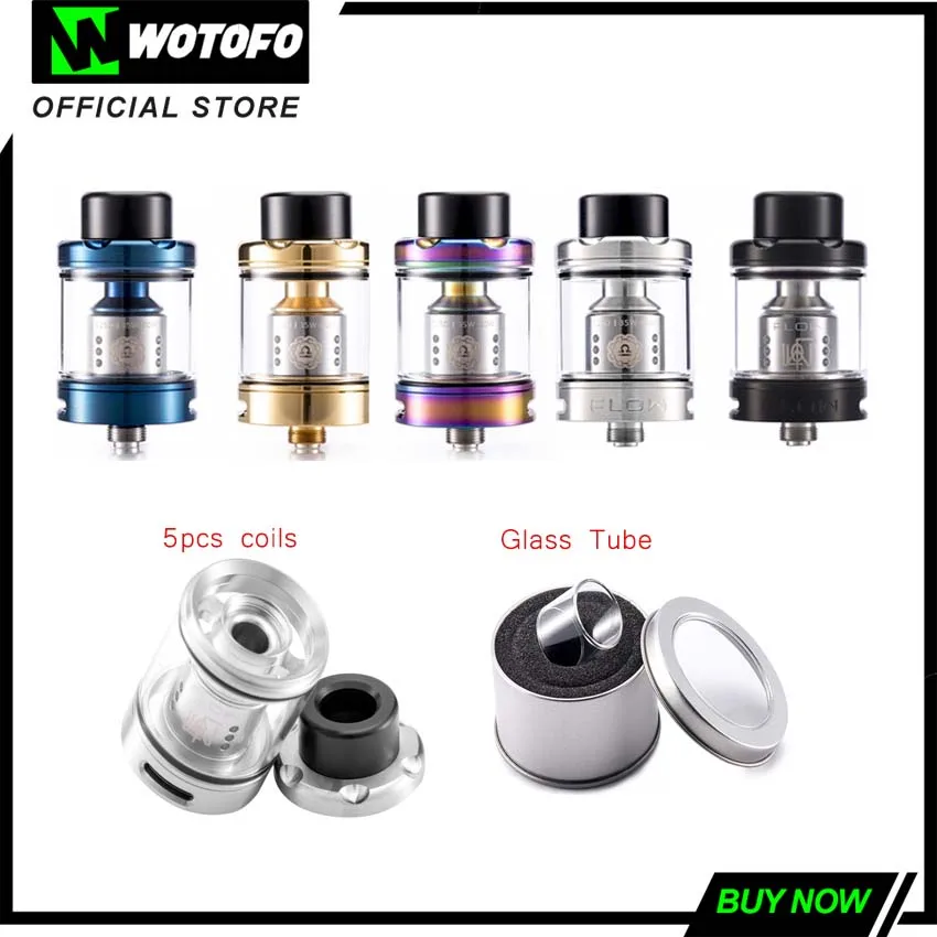 Wotofo поток Subtank 510 нитки электронные сигареты атомайзеры с потоком катушка