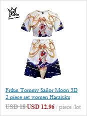 Frdun Tommee Сейлор Мун женская футболка kawaii Harajuku с открытыми плечами летний топ футболка женская рубашка открытая уличная одежда