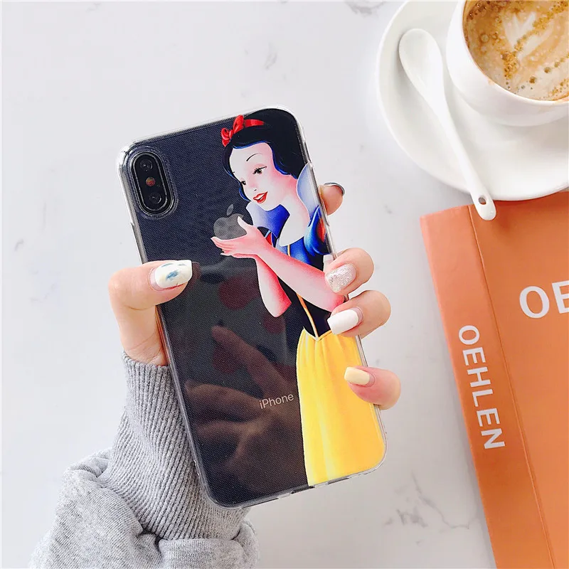 Милый мультяшный белоснежный чехол для iphone X XS MAX XR 7 6 S 8 Plus Мягкий силиконовый