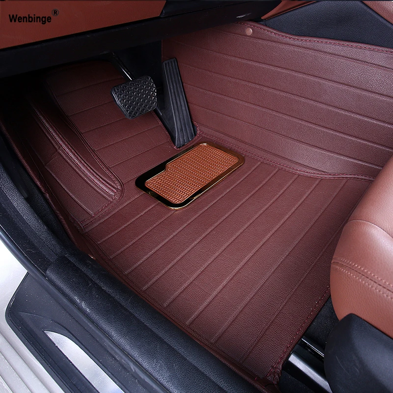 Wenbinge пользовательские автомобильные напольные коврики для Ford все модели mondeo Focus