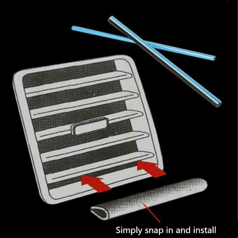 Стайлинг автомобиля новинка 2018 U-образная декоративная решетка вентиляционного