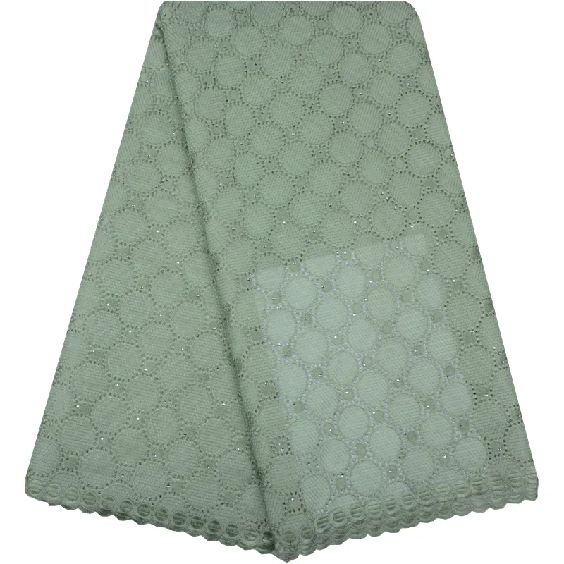 Бесплатная доставка африканская ткань с камнями для женщин платье швейцарская