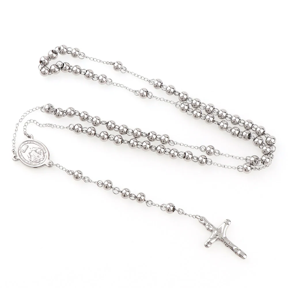 5 мм титановые католические четки из нержавеющей стали ожерелье ювелирные