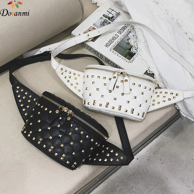 Популярная поясная сумка DORANMI с заклепками 2018 роскошные брендовые Дизайнерские