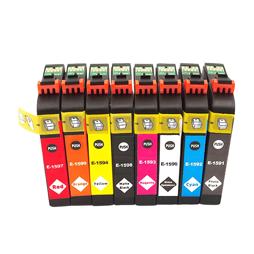 8PK T1590 1590 чернильные картриджи для Epson STYLUS PHOTO R2000 принтер T1590/T1591/T1592/T1593/T1594/T1597/T1598/T1599