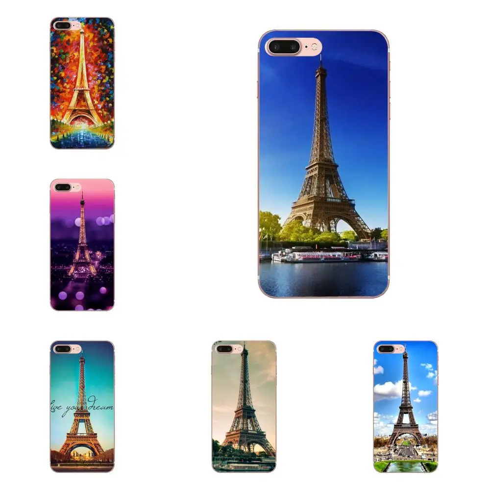 Мягкий чехол для телефона Eifel Tower Samsung Galaxy Note 5 8 9 S3 S4 S5 S6 S7 S8 S9 S10 mini Edge Plus Lite|Бамперы| |