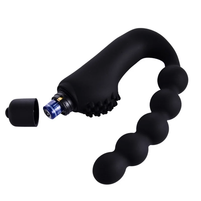 Vibrating Anal Plug Prostate Massager Beads Vibrator Silicone Butt Vibration Sex Toys for Men Woman Gay |