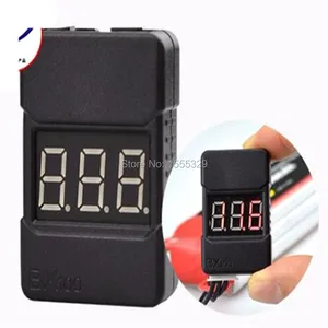 Тестер напряжения BX100, проверка светодиодный одного индикатора низкого напряжения, зуммер сигнализации для 1  8S литий-полимерных аккумуляторов, вольтметр Для радиоуправляемых моделей, самолетов, автомобилей