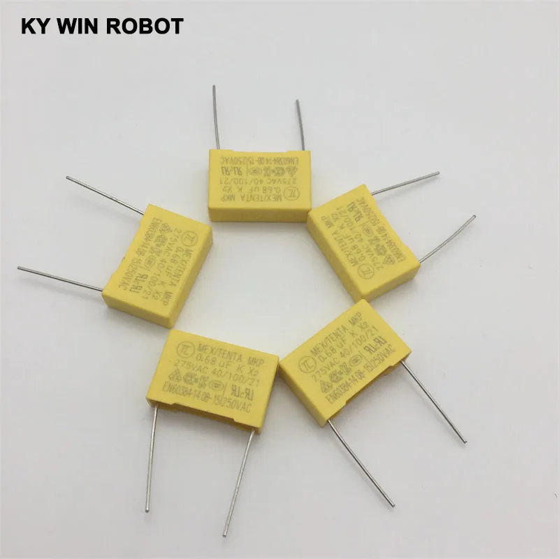 1 шт. расстояние 22 мм 275V 684K 0 68 мкФ 680NF защитного конденсатора|safety capacitor|680nf capacitor275v