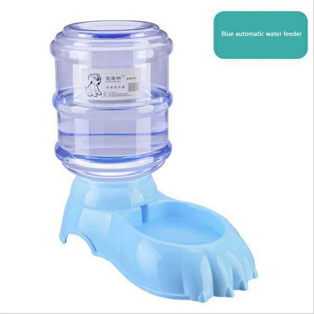 

3.8L Pet Automatic Feeder Dog Cat Drinking Fountain Dog Drinking Cat Food Large Capacity Dispenser Pet Dog Cat Edible Tool