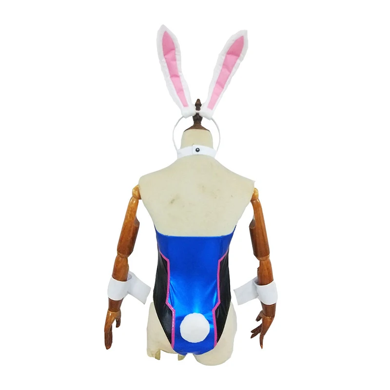 Костюм для косплея игры D.Va сексуальная женская форма кролика костюм ленты DVA fan Art