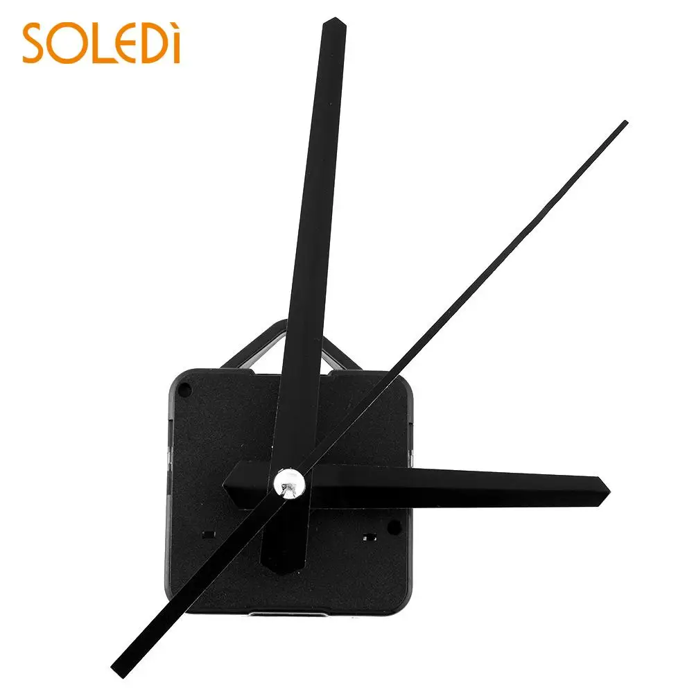 Классические черные стрелки Кварцевые Часы Механизм Ремонт необходимый набор |