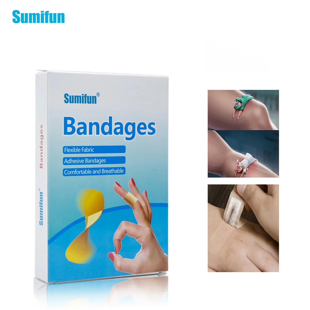 Пластыри медицинские стерильные для оказания первой помощи 100 шт.|Пластыри