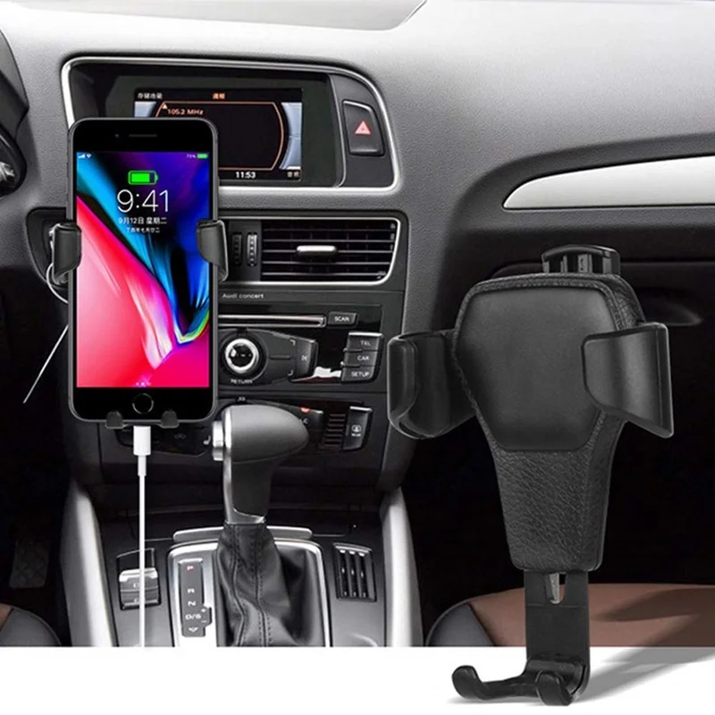 Tongdaytech Автомобильный держатель для телефона для Iphone X 8 7 11 Pro Max Gravity держатель на вентиляционное отверстие автомобиля в автомобиле с одной рукой подставка для мобильного телефона