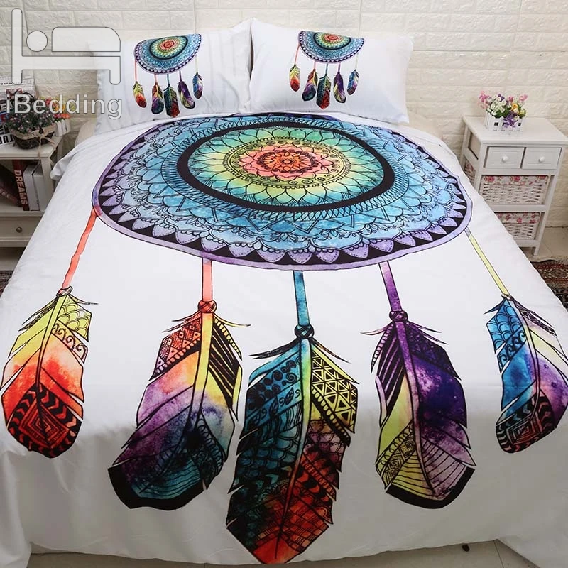 3 шт./компл. постельное белье Boho Dreamcatcher в богемном стиле с колокольчиком набор