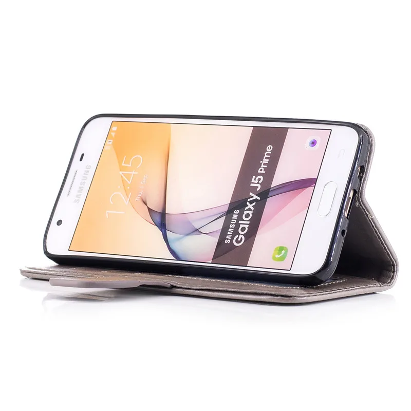 Howanni кленовый лист тиснением кожаный чехол для Samsung Galaxy J5 Prime g570f 5.0 дюймов On5 2016