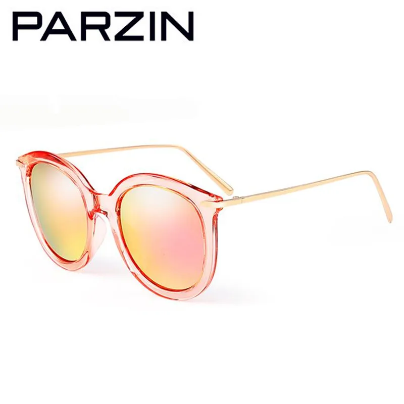 PARZIN Tr90 винтажные круглые поляризованные солнцезащитные очки Цветные