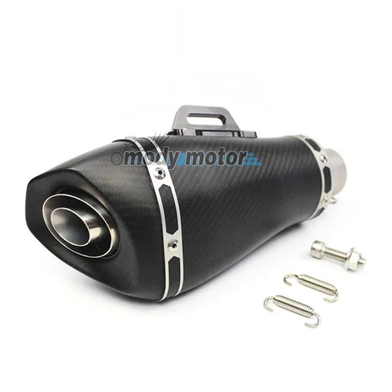 51 мм выхлопной мотоцикл Akrapovic DB Killer Pot Escape Moto Universel углеродное волокно для KTM DUKE 390