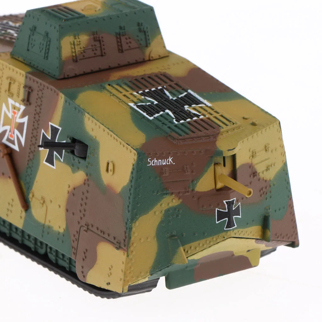 1: 72 немецкий A7V основной боевой танк тяжелая модель Panzer армейская модель бронированного автомобиля коллекционные вещи игровой набор домашний декор камуфляж