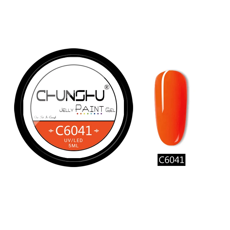 C6041 CHUNSHU 66 цветов УФ-гель для ногтей Желейный Цветной Гель-лак для рисования 5 мл впитывающий лак для ногтей гель для ногтей Дизайн ногтей маникюр DIY - Цвет: C6041