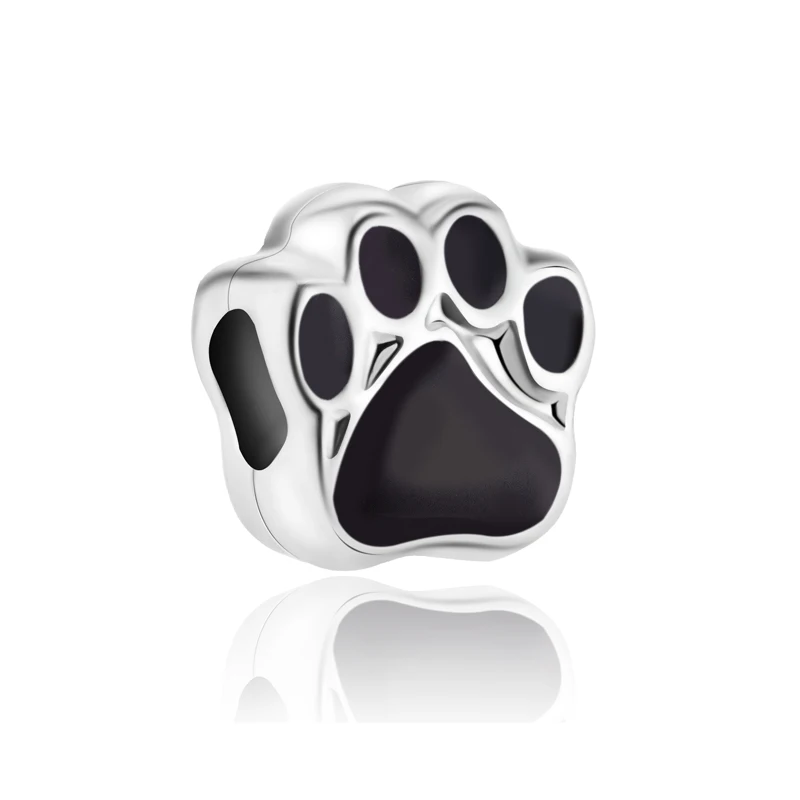 Luxurious Big Ball Rainbow Flowers Bear Paw Mickey Pendants Beads Fit Brand Charms Bracelets for Women DIY Pulsera Gifts | Украшения и