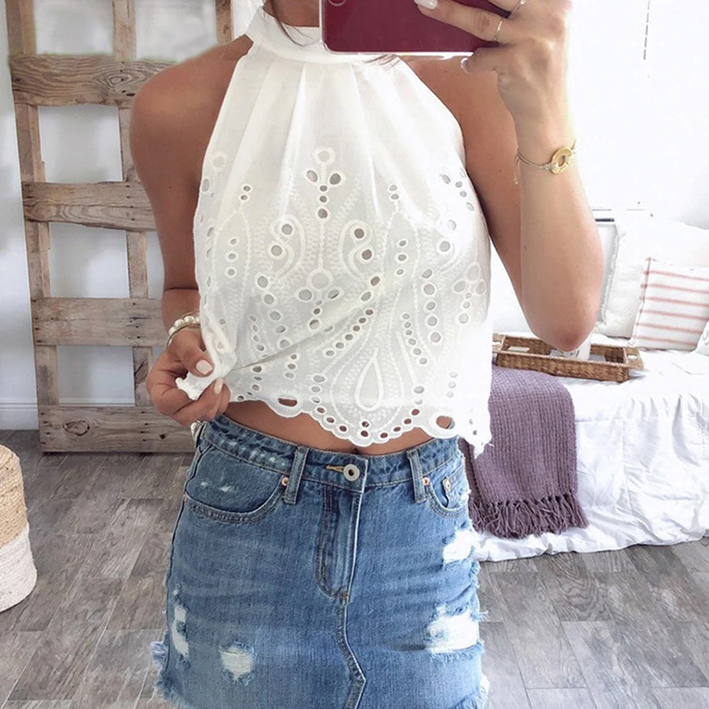 Летние женские футболки с вышивкой и открытыми плечами топы в стиле Харадзюку на