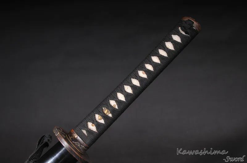 Grade A Katana Damasucs Folded Steel Clay Temper Blade Engraved Pattern Sharp Ready for Battle
