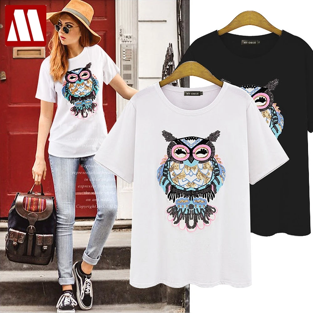 4XL 5XL размера плюс милые женские хлопковые футболки топы 2021 Летняя мода