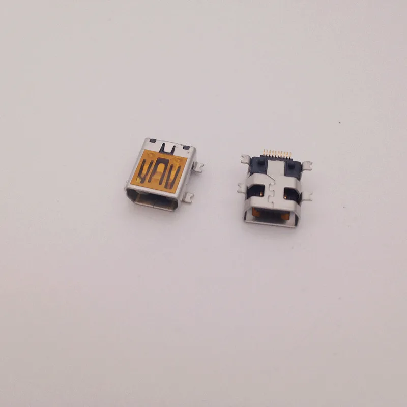 Мини usb 10Pin Dip гнездовой разъем с золотой вспышкой|connector 10pin|connectors goldconnector female |