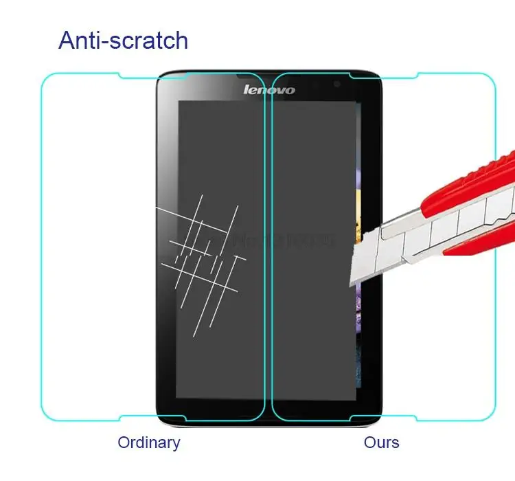 Лидер продаж 0 3 мм твердость 9H закаленное стекло премиум класса для Lenovo A8 50 A5500 8