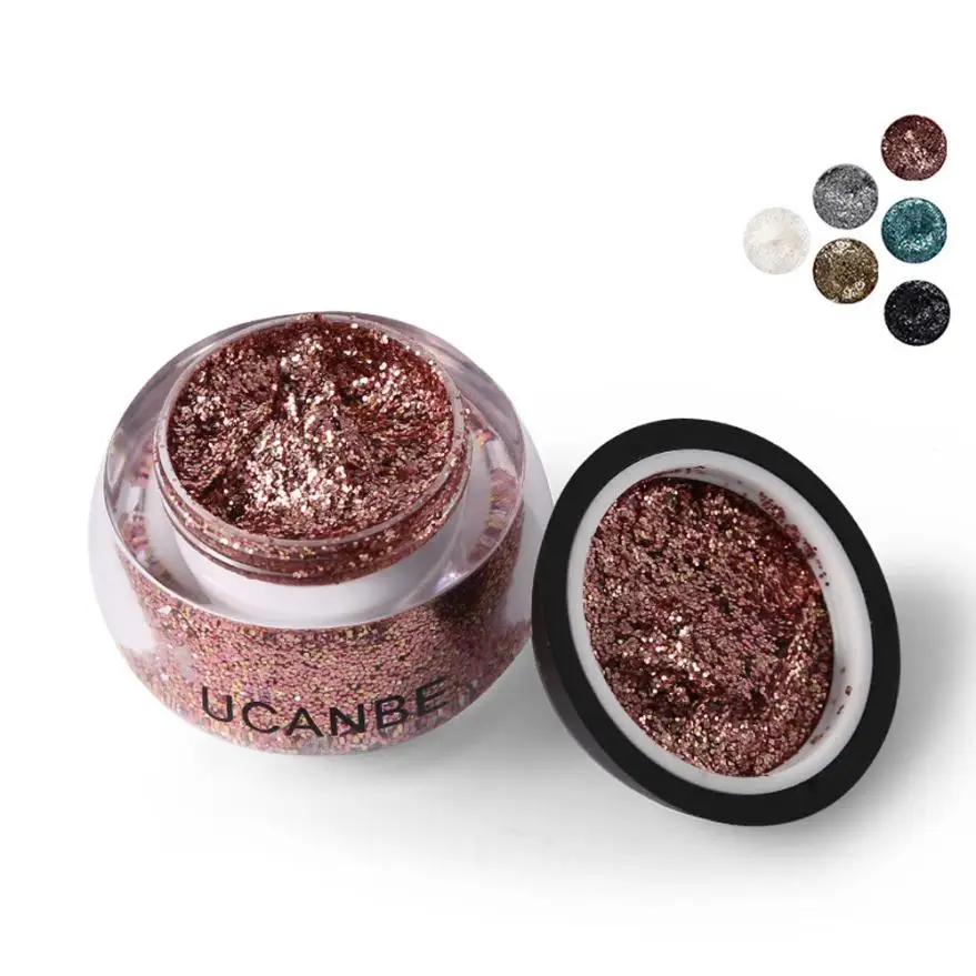 Макияж блестящие тени для век мерцающие пигменты свободная пудра макияж AU12