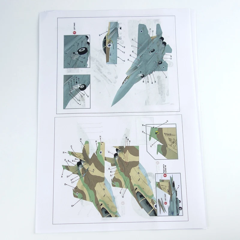 1:100 3D Макдоннелл Дуглас самолет Eagle бумажная модель сборка ручная работа игра