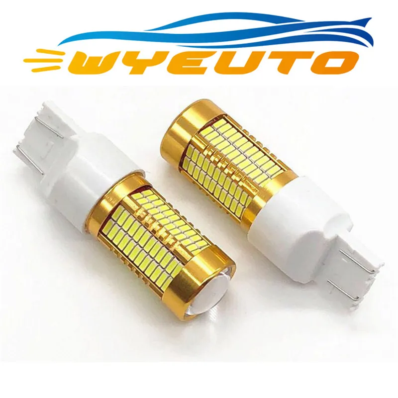 Автомобильный светодиодный объектив постоянного тока T20 4014 106SMD 7443 7740 задний