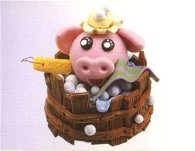 Музыкальная шкатулка вращающаяся 5 шт./глина резиновая жемчужная ручная работа