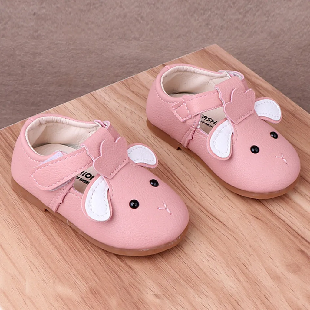 SAGACE/кожаная обувь для новорожденных девочек с милым рисунком Обувь ходьбы