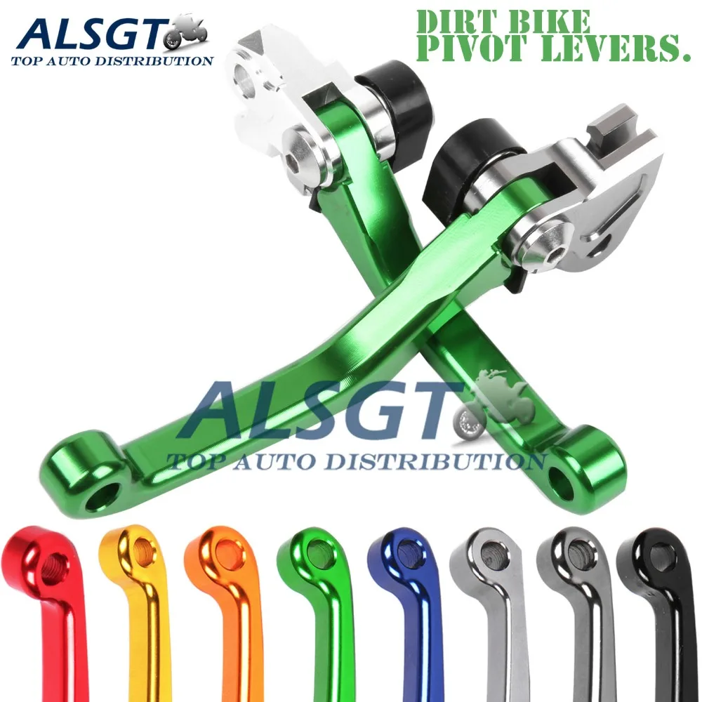 

For Kawasaki KLX250 / D-TRACKER 1993-1997 Dirt Pit Bike Pivot Brake Clutch Lever Set CNC Gold/Black/Silver/Grey/Green/Red/Blue