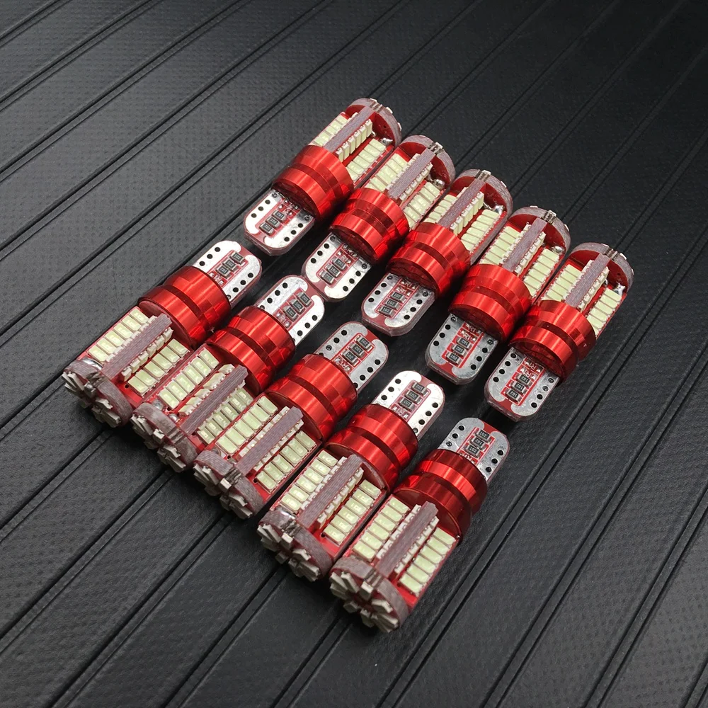 Супер яркий Canbus T10 194 168 W5W 3014 57 светодиодный SMD 2 Вт автомобильный боковой Клин Авто