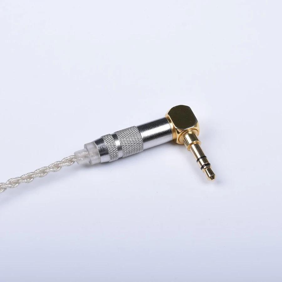 DIY Replacement MMCX Cable for Shure SE215 SE425 SE535 SE846 Earphone Silver Plating Line Headphone Wire with Heat Shrink Tubing |