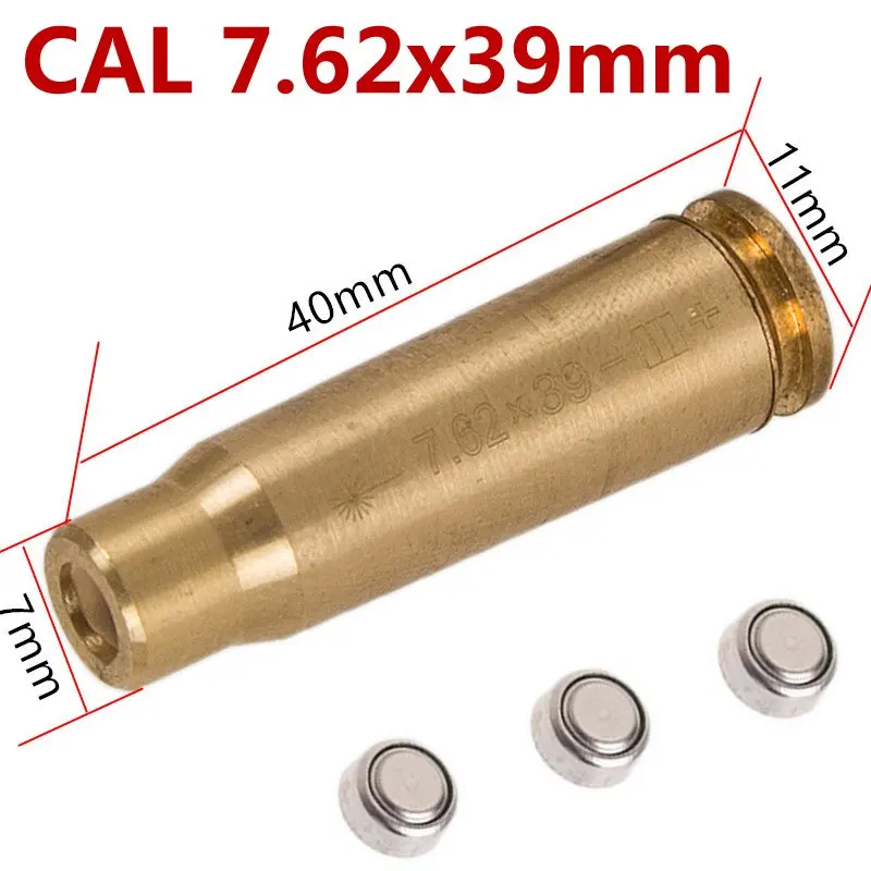 AUKMONT Brass Boresight CAL Cartridge Bore Sighter Red Dot Laser Scope Hunting Ammo Bullet | Спорт и развлечения