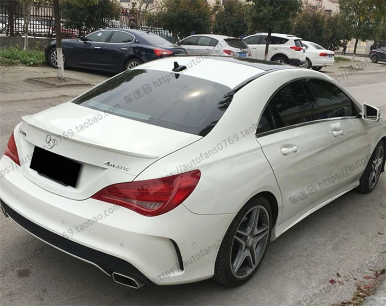 Спойлер для Mercedes Benz CLA Class W117 CLA45 AMG CLA180 200 220 CLA260 2014 2017 автомобильные задние Спойлеры