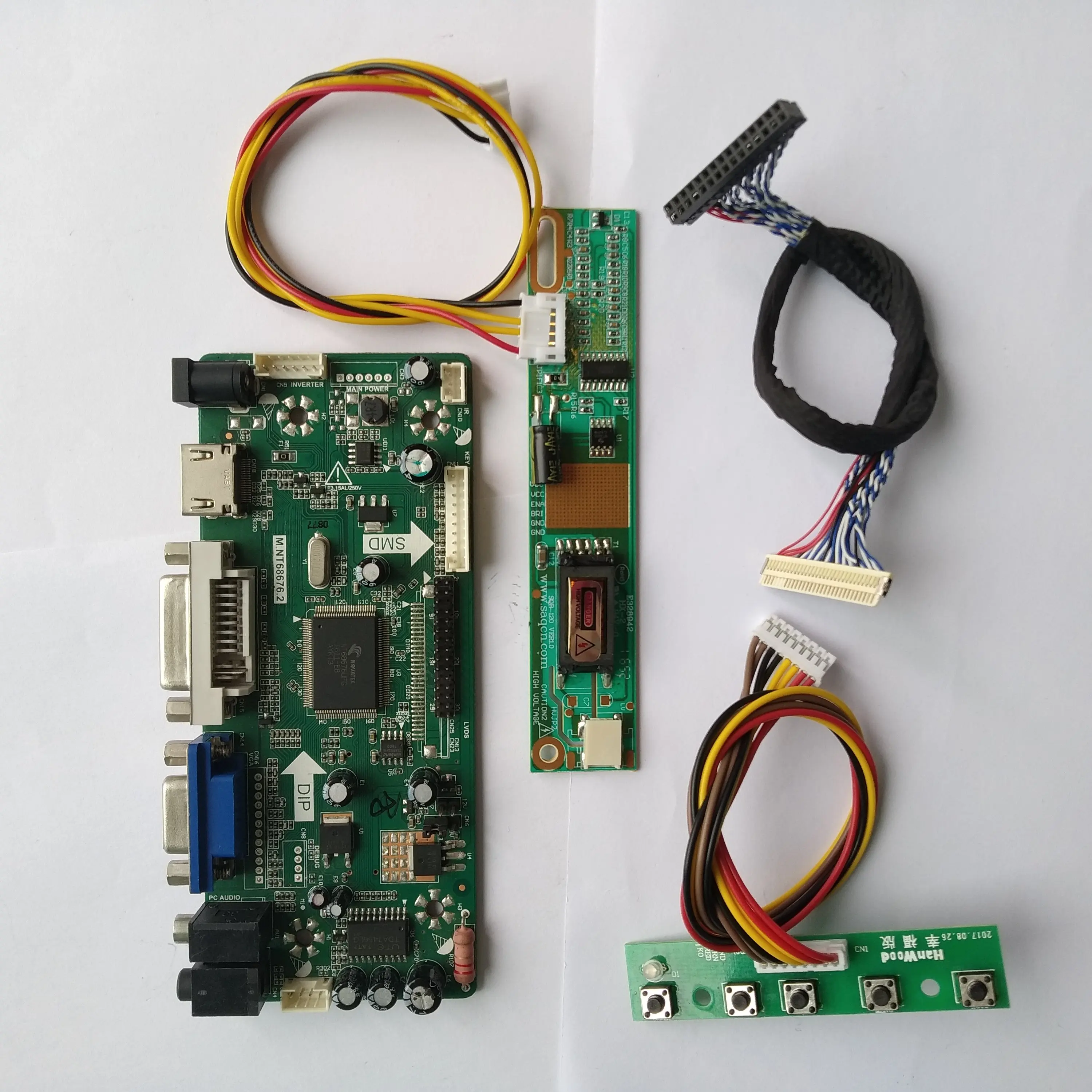M.NT68676 плата контроллера VGA HDMI DVI ЖК дисплей Светодиодный драйвер для
