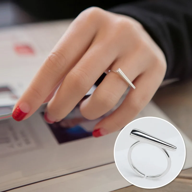 Женские кольца серебро 925 набор ювелирных изделий конусные бижутерия кольца кольца для девочек кольца для женщин.