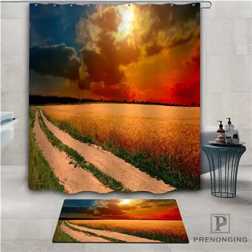 На заказ Лаванда (1) водонепроницаемый занавеска для душа коврик дома ванной